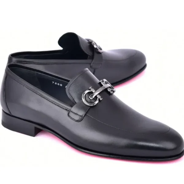 corrente_c_bit_loafer_sho_0.webp Discount Corrente C0001201-7260 Bit Loafer Shoes Black