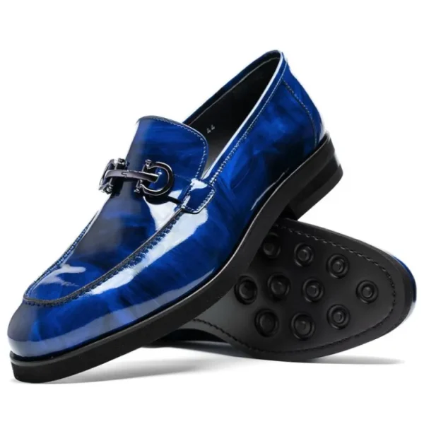 corrente_c_bit_loafer_sho_1-4.webp Flash Sale Corrente C0001207-7249 Bit Loafer Shoes Marble Blue MarbleBlue