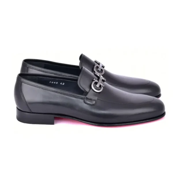 corrente_c_bit_loafer_sho_1.webp Discount Corrente C0001201-7260 Bit Loafer Shoes Black