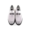 Clearance Corrente C0001209-7249 Buckle Loafers White