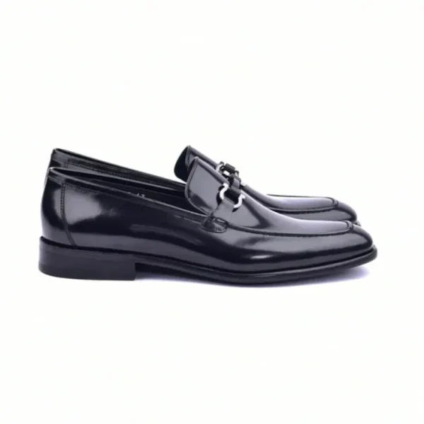 corrente_c_buckle_loafers_1.webp Cheap Corrente C043-6415 Buckle Loafers Black