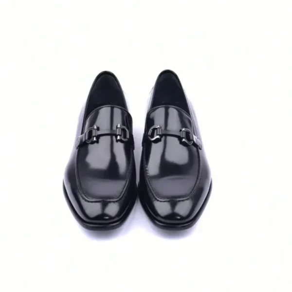corrente_c_buckle_loafers_2.webp Cheap Corrente C043-6415 Buckle Loafers Black