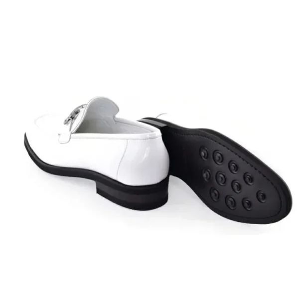 corrente_c_buckle_loafers_3-2.webp Clearance Corrente C0001209-7249 Buckle Loafers White