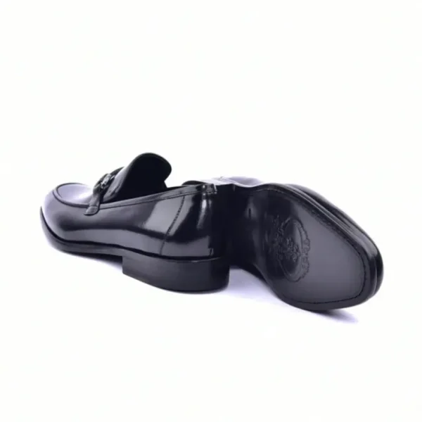 corrente_c_buckle_loafers_3.webp Cheap Corrente C043-6415 Buckle Loafers Black
