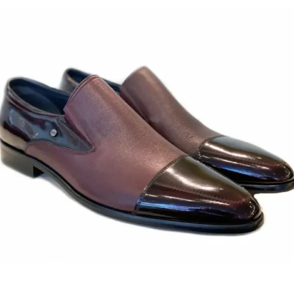corrente_c_cap_toe_loafer_0-1.webp Cheap Corrente C139-3519 Cap Toe Loafers Burgundy