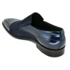 Clearance Corrente C140-3519 Cap Toe Loafers Suede Leather Navy