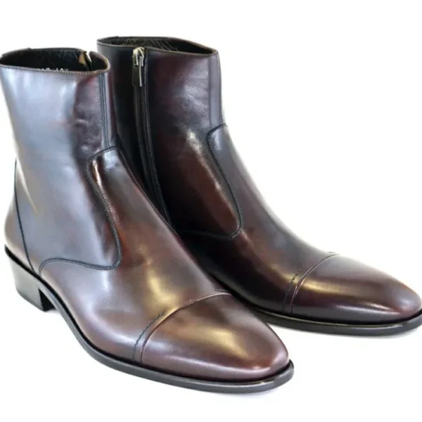 corrente_c_cap_toe_side_z_0-1.webp Outlet Corrente C189-1547 Cap Toe Side Zipper Boots Brown