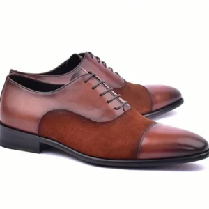 Sale Corrente C0091-6265 Cap-toe Shoes Tan