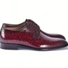 Best Corrente C01508-6291 Croco Print Shoes Tan