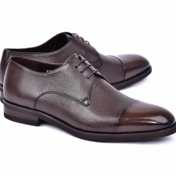 corrente_c_deer_skin_cap__0-1.webp Best Sale Corrente C0015-6793 Deer Skin Cap Toe Brown