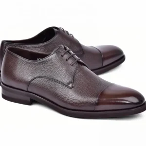 Outlet Corrente C001106-6793 Deer Skin Cap Toe Brown