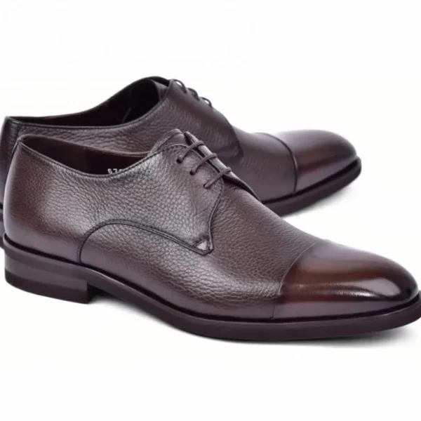 Outlet Corrente C001106-6793 Deer Skin Cap Toe Brown