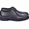 Clearance Corrente C0015-6793 Deer Skin Cap Toe Black