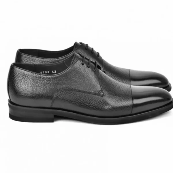 Shop Corrente C001105-6793 Deer Skin Cap Toe Black
