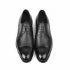 Shop Corrente C001105-6793 Deer Skin Cap Toe Black