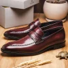 New Corrente C0435-6797 Dress Loafer Burgundy