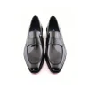 Best Corrente C0001103-7425 Formal Luxe Leather Loafer Black