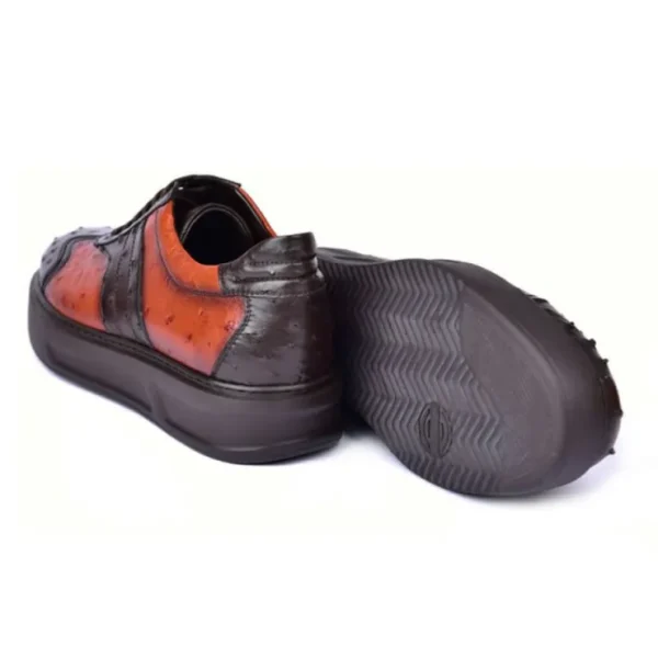corrente_c_genuine_ostric_2.webp Cheap Corrente C001302-6988 Genuine Ostrich Sneakers Brown