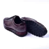 Sale Corrente C001305-5581 Genuine Ostrich Fashion Sneakers Burgundy