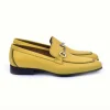 Sale Corrente C11102-4428 Grain Leather Loafers Yellow