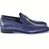 Sale Corrente C02009-5760 H Buckle Loafers Navy