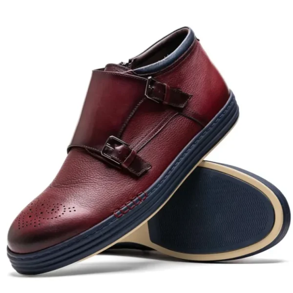 Store Corrente C21301-4302 Hightop Sneaker Burgundy