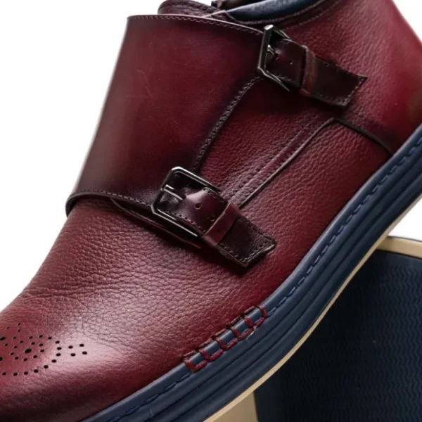 Store Corrente C21301-4302 Hightop Sneaker Burgundy