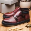 Store Corrente C21301-4302 Hightop Sneaker Burgundy