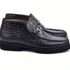Discount Corrente C03023-5786 Hornback Print Boots Black