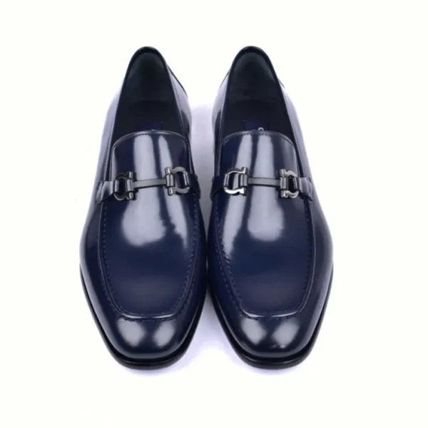corrente_c_lux_calfskin_b_3-1.webp Discount Corrente C0433-6415 Lux Calfskin Buckle Loafers Navy