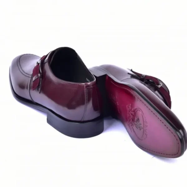 corrente_c_monk_strap_bur_2.webp Outlet Corrente C053-6471 Monk Strap Burgundy