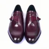 Outlet Corrente C053-6471 Monk Strap Burgundy