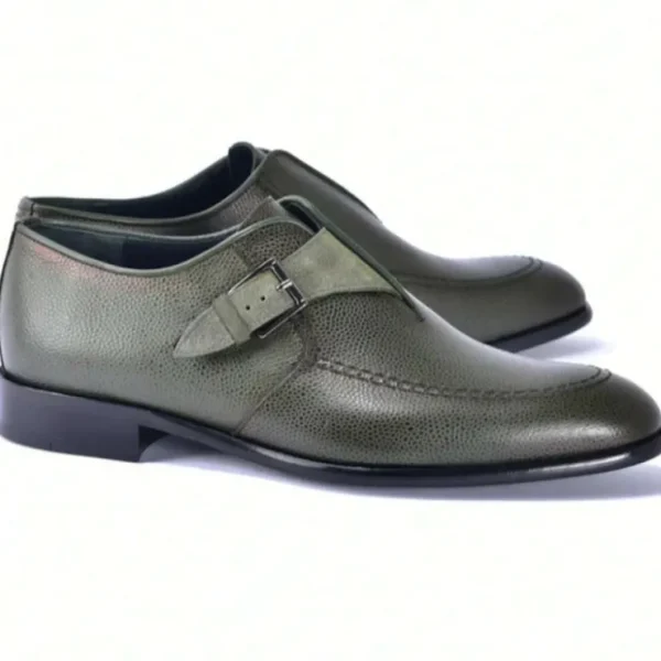 corrente_c_monkstrap_shoe_0-2.webp Flash Sale Corrente C052-6471 Monkstrap Shoes Green