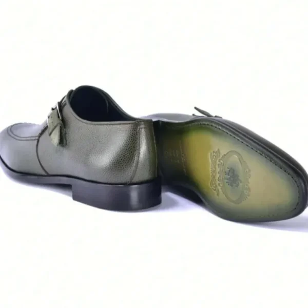 corrente_c_monkstrap_shoe_2-2.webp Flash Sale Corrente C052-6471 Monkstrap Shoes Green