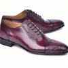 Outlet Corrente C00013-6708 Ostrich Cap Toe Burgundy