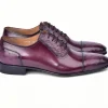 Outlet Corrente C00013-6708 Ostrich Cap Toe Burgundy