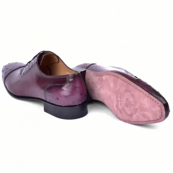 Outlet Corrente C00013-6708 Ostrich Cap Toe Burgundy