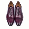 Outlet Corrente C00013-6708 Ostrich Cap Toe Burgundy