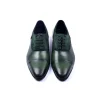 Fashion Corrente C0014040-5230 Plain Toe Lace-up Shoes Green