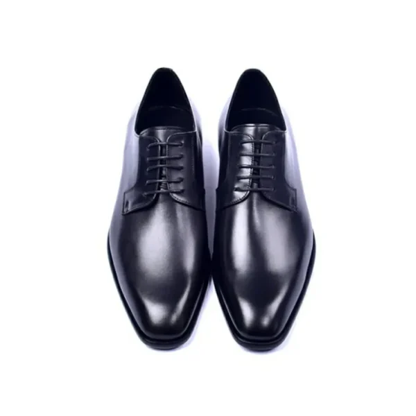 Hot Corrente C01501-6291 Plain Toe Lace Up Shoes Black