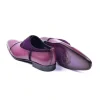 Sale Corrente C0014042-5230 Plain Toe Lace-up Shoes Purple