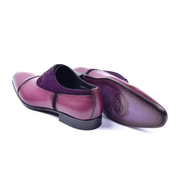 Sale Corrente C0014042-5230 Plain Toe Lace-up Shoes Purple