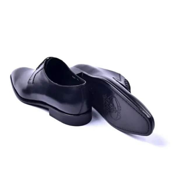 Hot Corrente C01501-6291 Plain Toe Lace Up Shoes Black