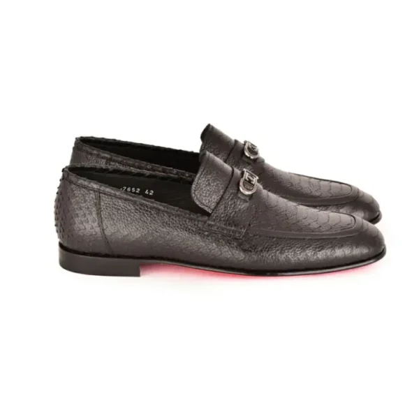 corrente_c_python_loafer__3.webp Best Sale Corrente C0001104-7652 Python Loafer Black