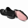 Store Corrente C00017-6433 Suede Cap Toe Monkstrap Black