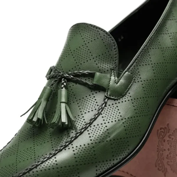 corrente_c_tassel_loafer__2-2.webp Hot Corrente C0001107-5509 Tassel Loafer Green