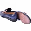 Sale Corrente C00019-7397 Wing Tip Kiltie Tassel Loafer Navy / Brown