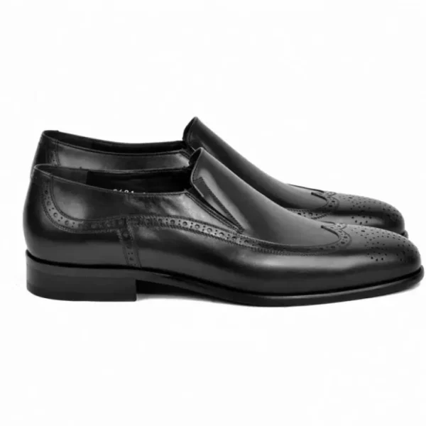 corrente_c_wing_tip_loafe_3.webp Cheap Corrente C0435-6401 Wing Tip Loafer Black