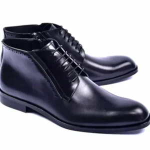 Cheap Corrente C2042-5220 Zipper Chukka Boots Black