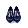 Sale Corrente C001405-3898C Suede / Croco Print Shoes Navy